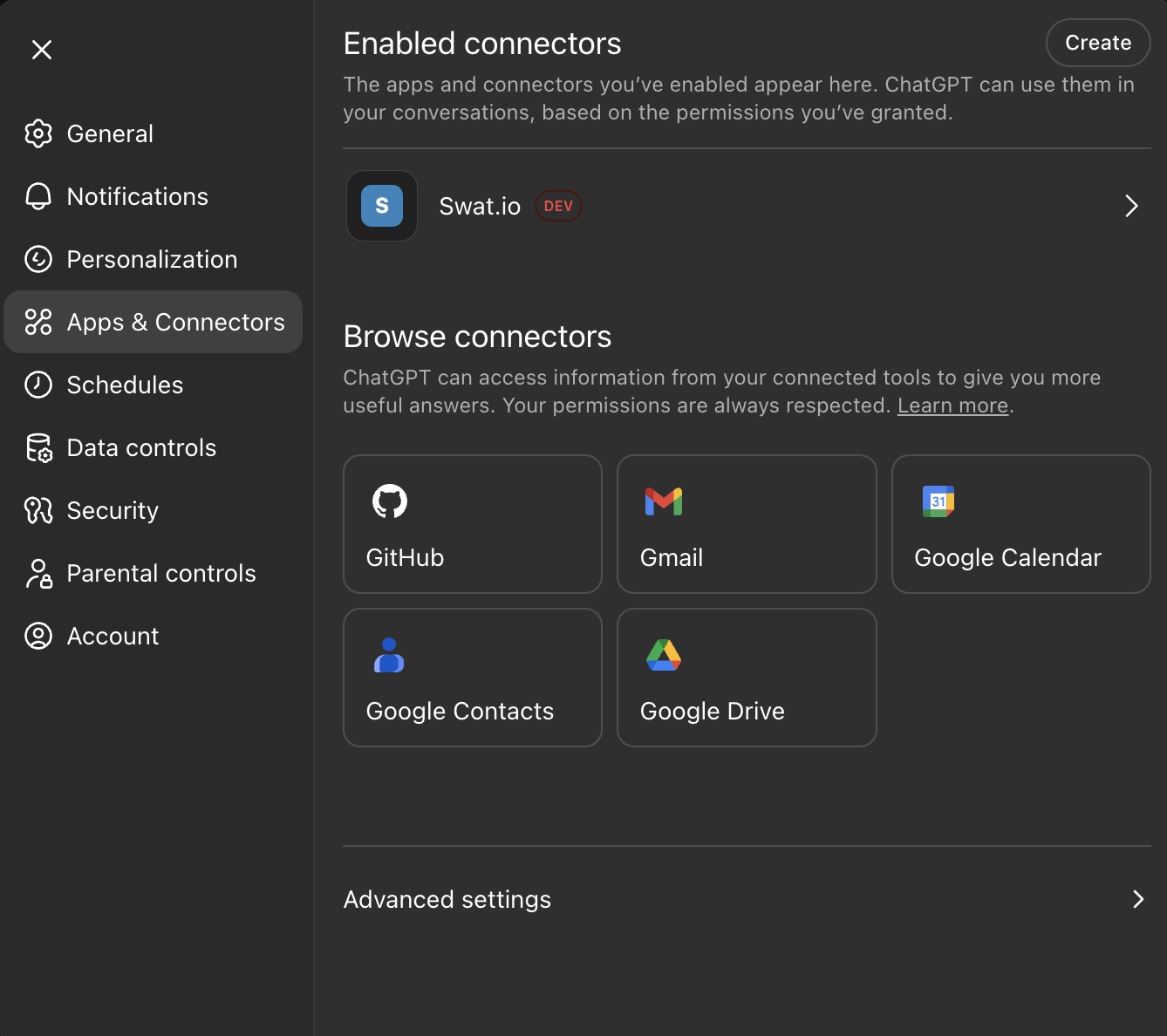 Apps & Connectors