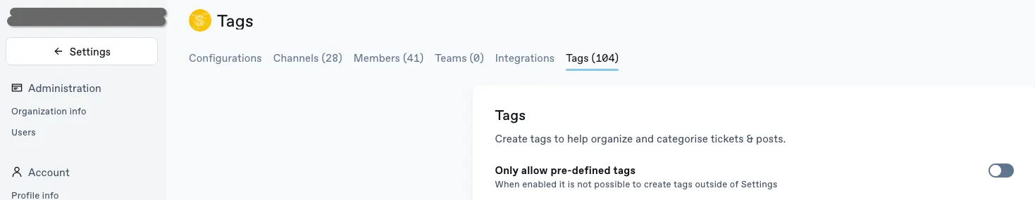 Tags